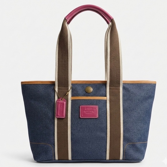Coach Handbags - NWOT Coach Denim Hampton Bag